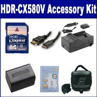 Sony HDR CX580V Camcorder Accessory Kit includes SDM 109