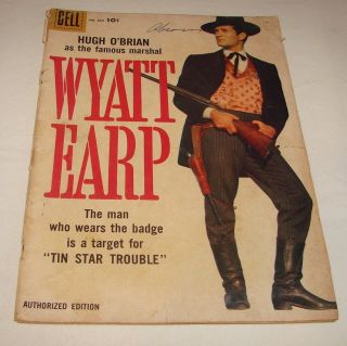1958 Wyatt Earp Four Color 890 Comic Hugh OBrian