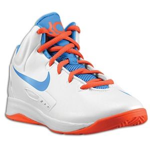 Nike KD V   Boys Preschool   Basketball   Shoes   White/Team Orange