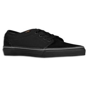 Vans 106 Vulcanized   Mens   Skate   Shoes   Black/Black/Orange