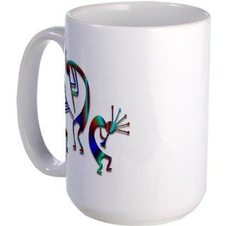 Three Kokopelli 109 Large Mug Large Mug by 