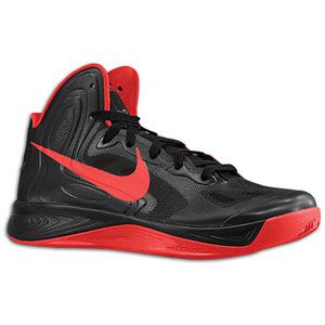 Nike Hyperfuse   Mens   Basketball   Shoes   Black/Gym Red