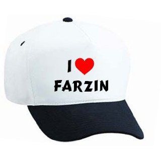 Baseball Cap with I Love Farzin