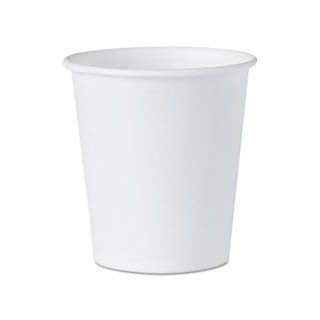 * White Paper Water Cups, 3 oz., 100/Pack 