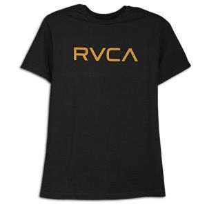 RVCA Big RVCA T Shirt   Mens   Skate   Clothing   Black