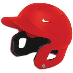 Nike Show Matte Batting Helmet   Baseball   Sport Equipment   Red