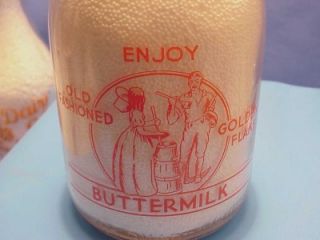  Milk Bottle George Fromm dairy Hummelstown PA golden flake buttermilk