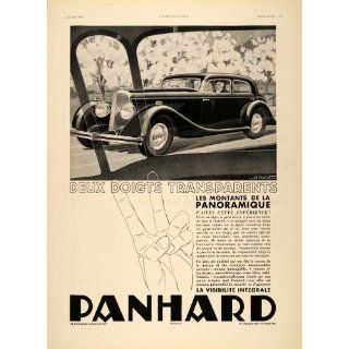1936 French Ad A. Kow Panhard Panoramique Vintage Car