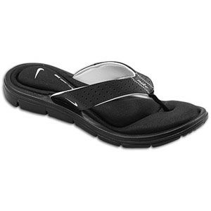 Nike Comfort Thong   Womens   Casual   Shoes   Black/White