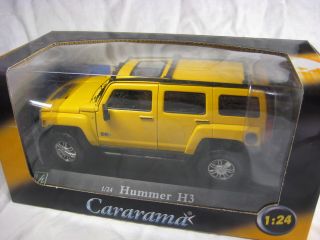 Hummer H3 Yellow Cararama Diecast Car Model 1 24 1 24
