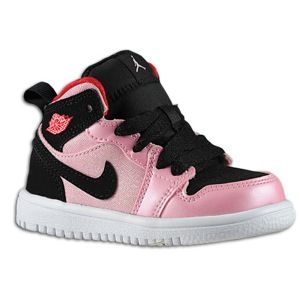 Jordan Retro 1 Mid   Girls Toddler   Basketball   Shoes   Ion Pink