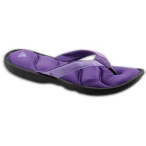 adidas Chilwyanda Fitfoam Slide   Womens   Black/Power Purple/Sharp
