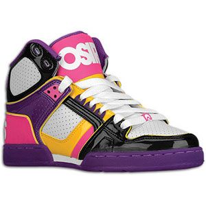 Osiris Nyc 83 Slim   Womens   Skate   Shoes   Black/Purple/Yellow