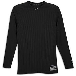 Nike Thermalite Long Sleeve Top   Mens   Baseball   Clothing   Black
