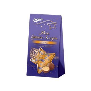 Milka Mini Genuss Kugeln Caramel Chocolate Bag 122 grams (4.3oz