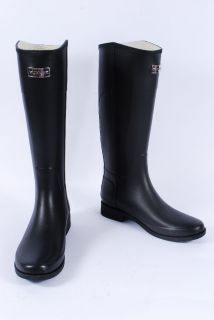 Hunter Cece Logo Riding Boot Rain Boots Women Shoes 10