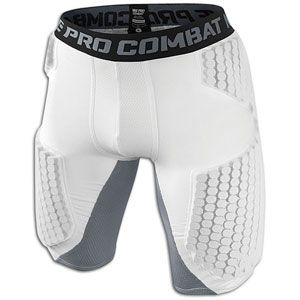 Nike Pro Combat Hyperstrong Bball Short   Mens   White/Cool Grey
