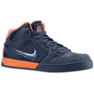 Nike Mogan Mid 3   Mens   Skate   Shoes   Navy/Total Orange/Midnight