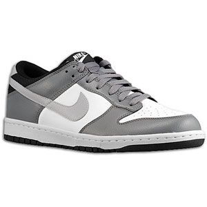 Nike Dunk Low   Mens   Basketball   Shoes   White/Wolf Grey/Cool Grey