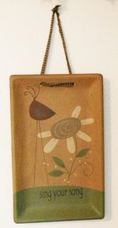  Your Song Flower Wood Tray Can Be Hung Sale Country Primitive