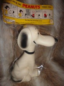 Vintage Peanuts Snoopy 1956 Hungerford Vinyl Doll RARE