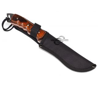 10 25 Survivor Wood Hunting Tactical Military Knife Bowie Survival