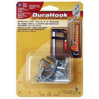 DuraHook 123 1 inch Single Rod Hook   10 Pack   