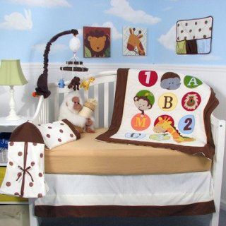 8 Piece 123 Giraffe Baby Nursery Crib Bedding Set Home