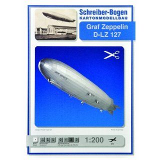   Schreiber Bogen Graf Zeppelin D LZ 127 Card Model Toys & Games