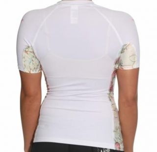 Hurley White Moana Rash Guard Swimsuit Cover Up Shirt Extra Large New