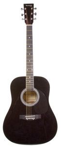 Huntington 41 Black Dreadnought Acoustic Guitar