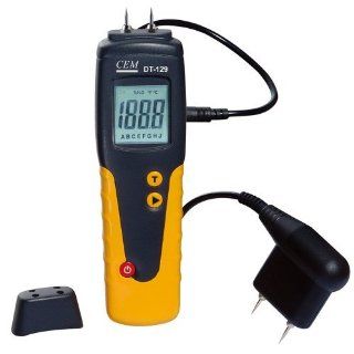 CEM DT 129 LCD Display Wood Moisture Meter Wood Temperature and