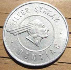 RARE EARLY NOS PONTIAC ADVERTISING TOKEN or MEDAL 1920s 1930s L@@K #