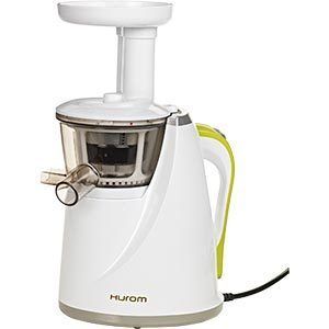 HUROM Slow Juicer With Low Speed Technology System   (HU 100W)   White