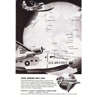 1957 Ad Chance Vought Aircraft Navy Power for Peace Boris