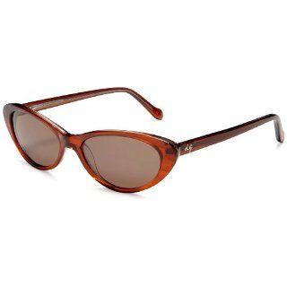 Lulu Guinness Womens Dora Sunglasses,Brown Frame/Brown