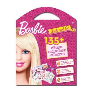   Barbie Grab and Go Sticker Book [135+ Stickers] Toys & Games