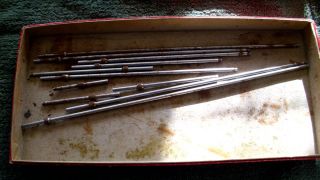 Vintage Starrett Tool Gauges. Mixed Lot of 11 with box. Lufkin Precise