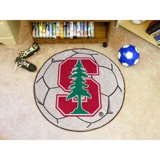 Team Logo Mats  Stanford University Soccer Ball FanMats