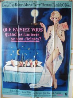 Where Were You When The Lights Went Out 47x63 French 1970 Doris Day