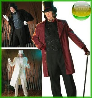 Jekyll Hyde Victorian Coat Cape Tophat Pattern L XL