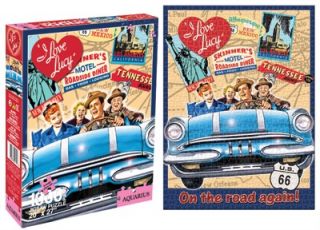Love Lucy 1000 Piece Jigsaw Puzzle on The Road Agian Fred Ricky