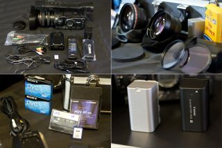 Canon XH A1 Camcorder Full Kit EXTRAS