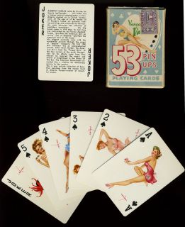 53 Vargas Girls Pin Up Playing Cards in Original Box Vargas Vanities