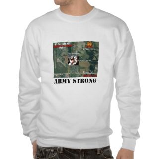 ARMY   Fort Sill Army Strong Pull Over Sweatshirt