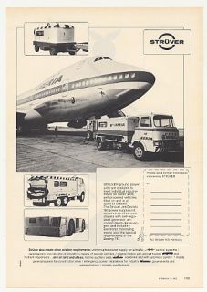 1972 Iberia Airlines 747 Struver Ground Power Truck Ad
