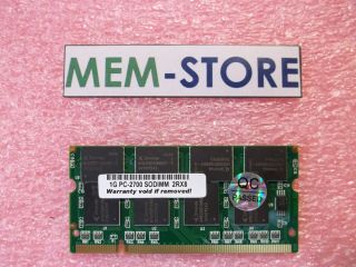 1GB PC2700 Memory IBM ThinkPad T40 T40p T41 T41p T42