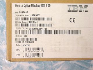 IBM ThinkPad Ultrabay 2000 3.5 Floppy Drive
