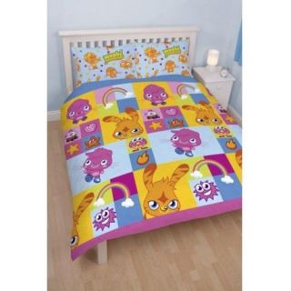  Monsters Monsters Reversible Rotary Double Bed Duvet Quilt Cover Set