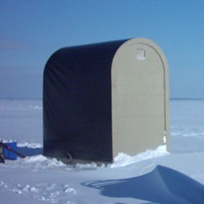 Ice Fishing Hut Plans w Gear Sled Portable Ice Shanty